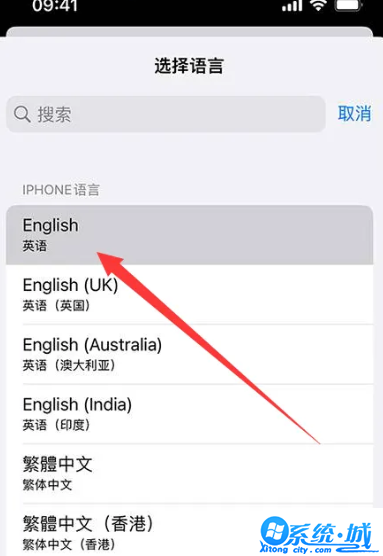 苹果手机怎么调回中文模式